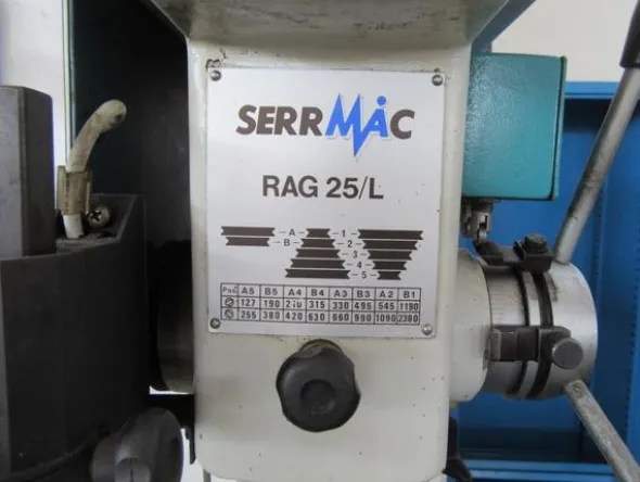 9#3342 Trapano Serrmacc RAG25L