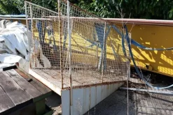 1#7578 Trecce in rame e materiale vario