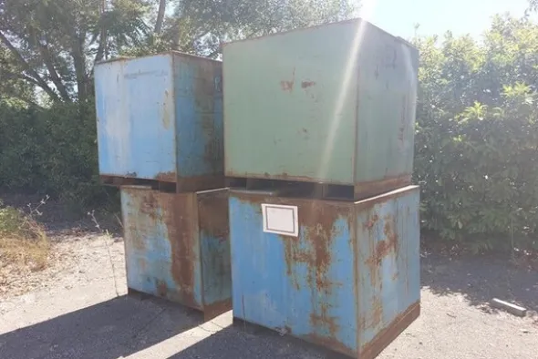 1#7578 Trecce in rame e materiale vario