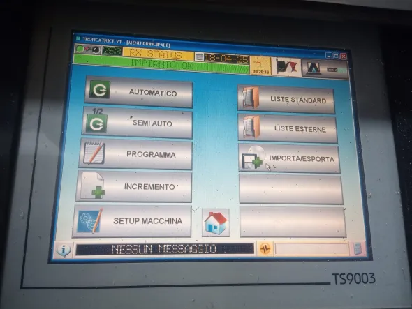 Troncatrice CNC doppia testa AUDATECH DH550 usata