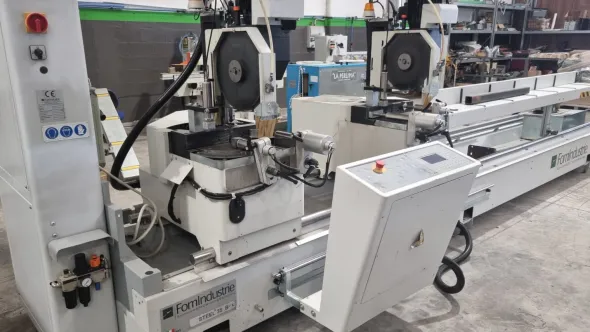 Troncatrice doppia testa FOM Steel 35 B