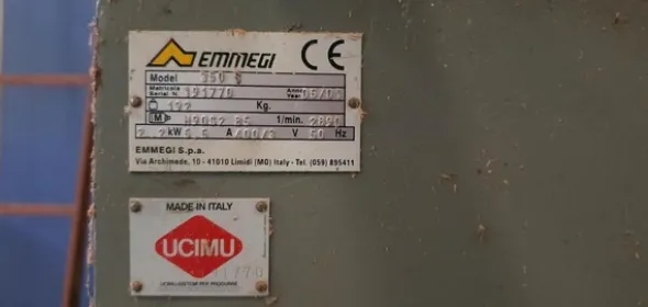 13#5029 Troncatrice Emmegi