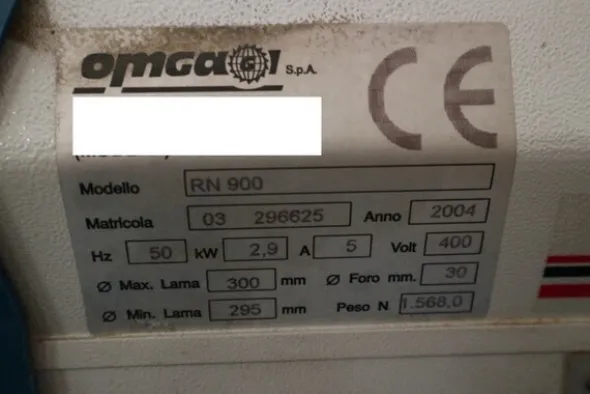 251#6560 Troncatrice Omga
