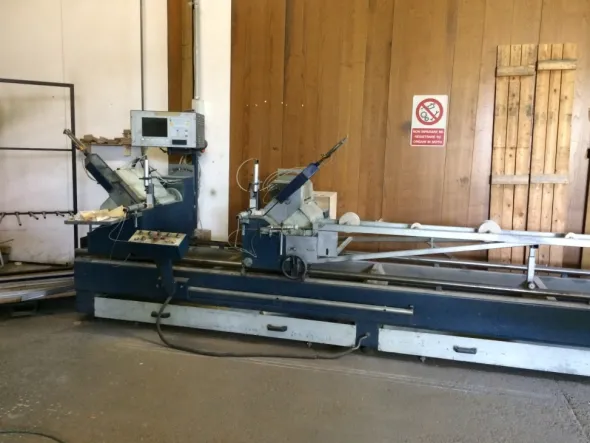 Troncatrice, segatriceautomatica per profili ALL e PVC