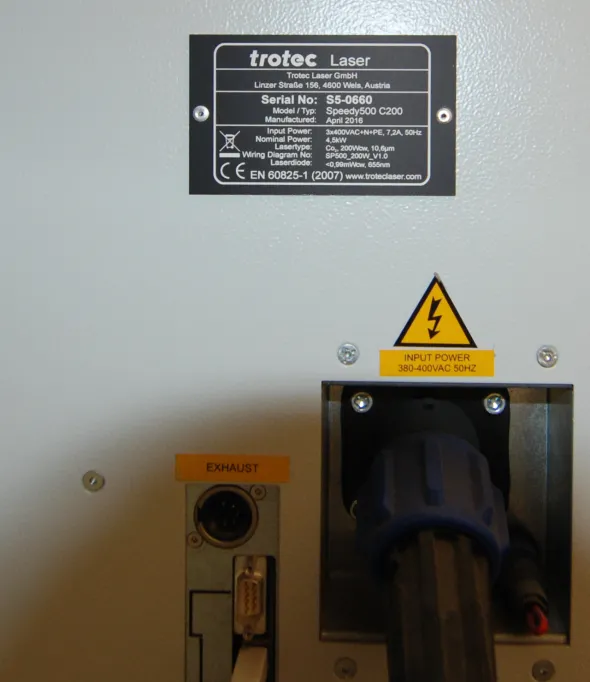 TROTEC SP500 200W 1.550H con aspiratore e chiller