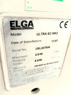 ULTRAFILTRAZIONE ACQUA – ELGA ULTRA SC MK2 (COMP-39)