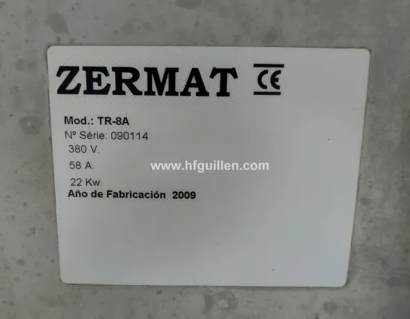 VASCA DI TERMORETRAZIONE AUTOMATICA ZERMAT TR-8A