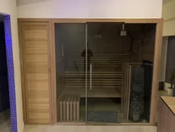 5#6866 Vasca idromassaggio Fabarpool e sauna Harvia