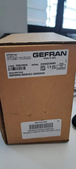 Vendo trasduttore di posizione a filo Gefran