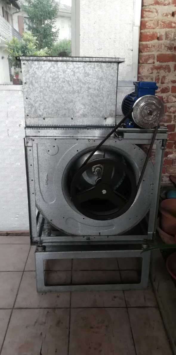 Ventilatori industriali centrifughi a cinghia