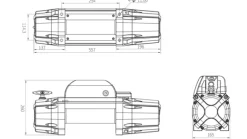 12 V VERRICELLO ELETTRICO RS-12000 - 5440 kg