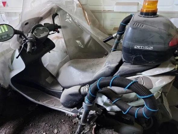 3#6803 Yamaha 125cc aspira deiezioni